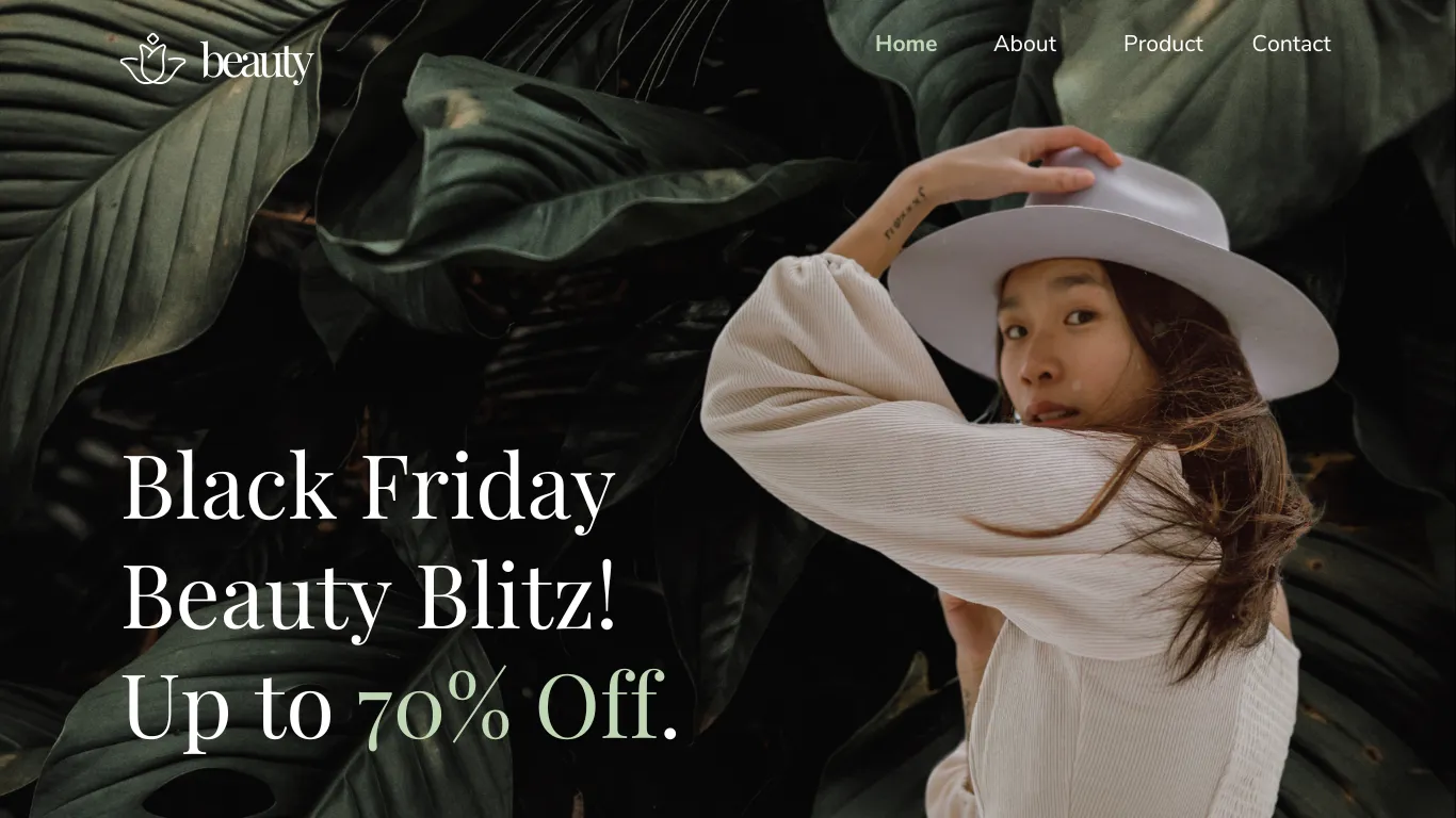 Black Friday Cosmetics Template for Shopify