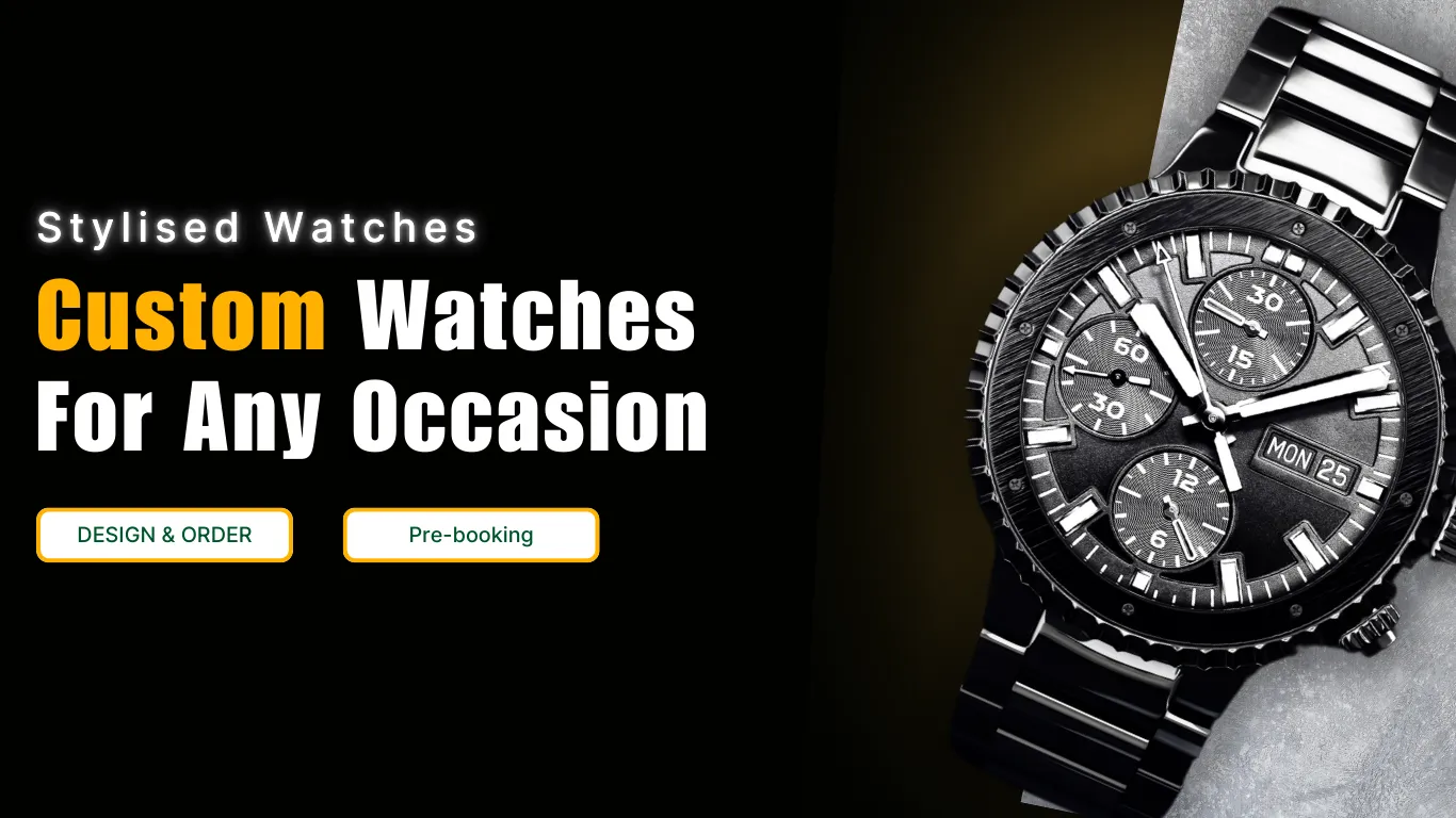 Luxury Watches Website Template in Canva