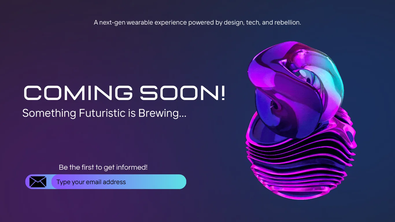 Punk Themed Coming Soon Page Template