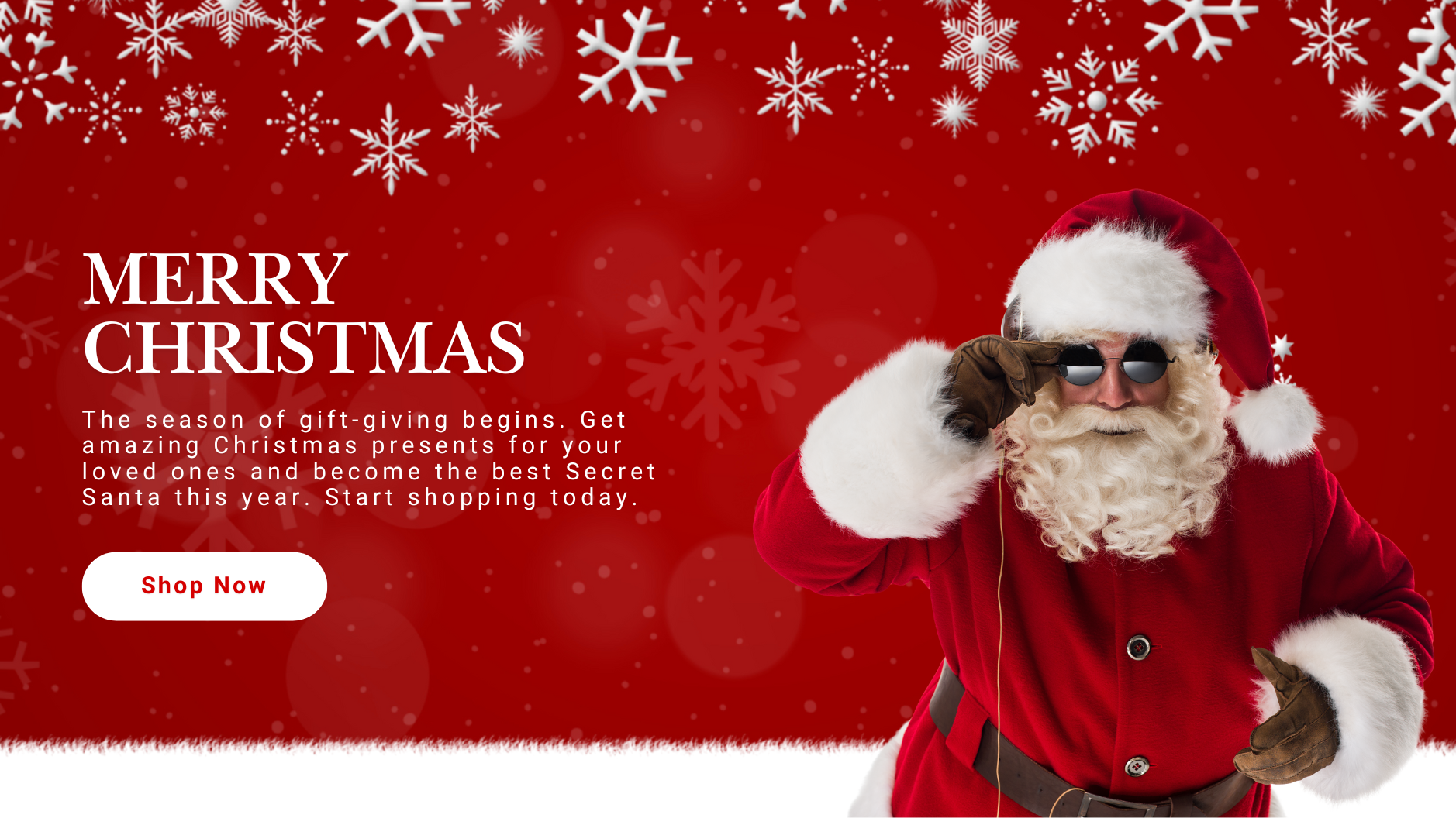 Christmas-Themed Landing Page