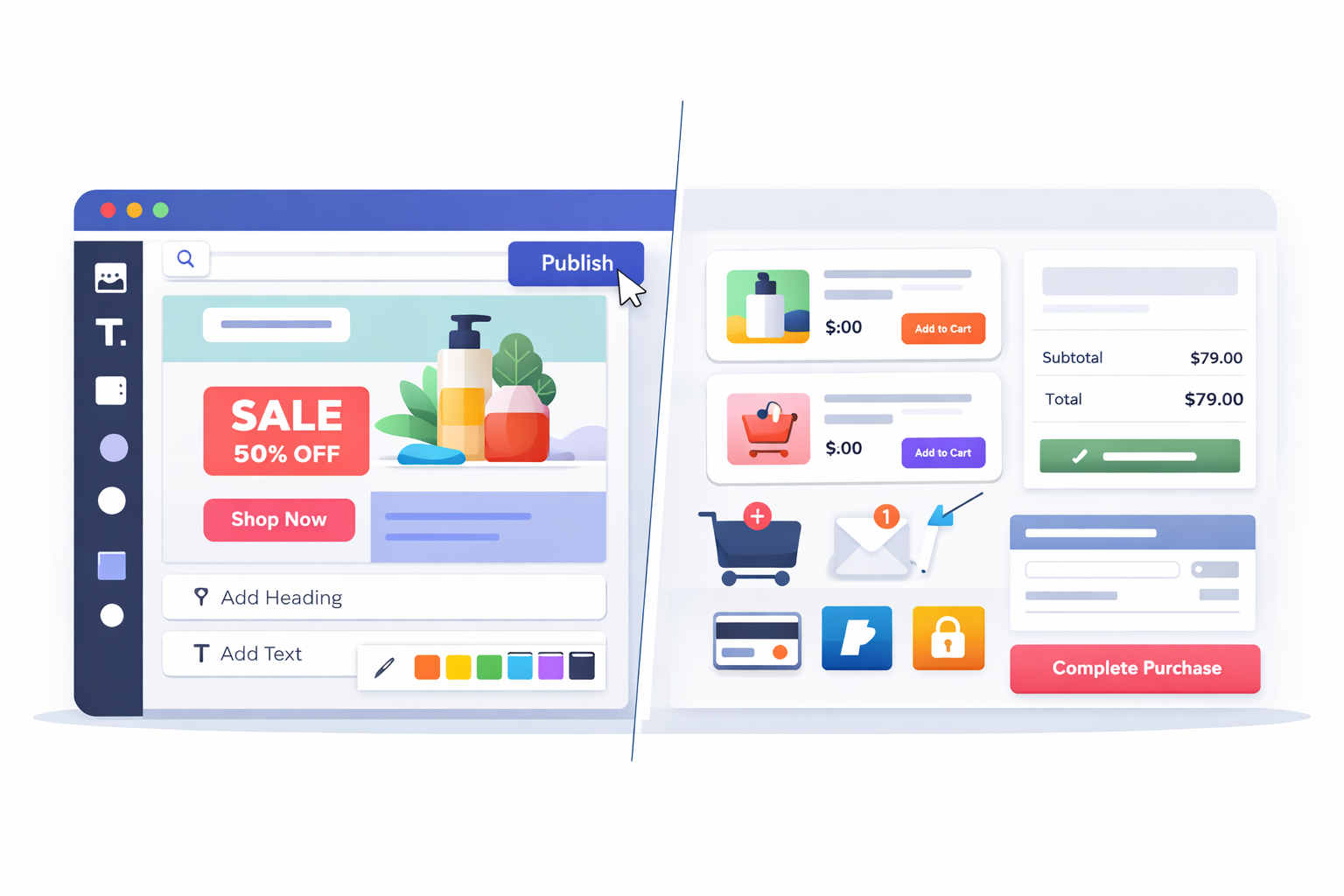 Canva vs Ecommerce