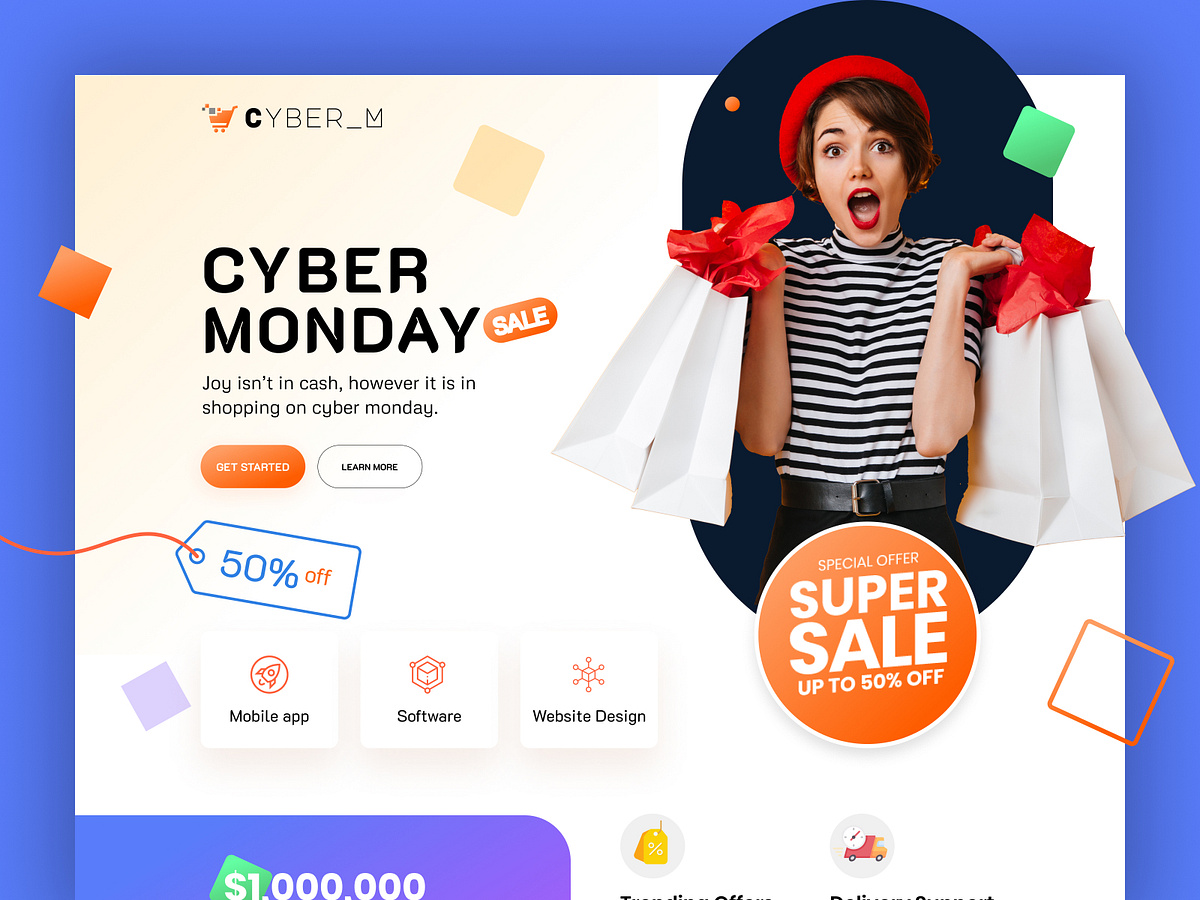 Cyber Monday Website Themes