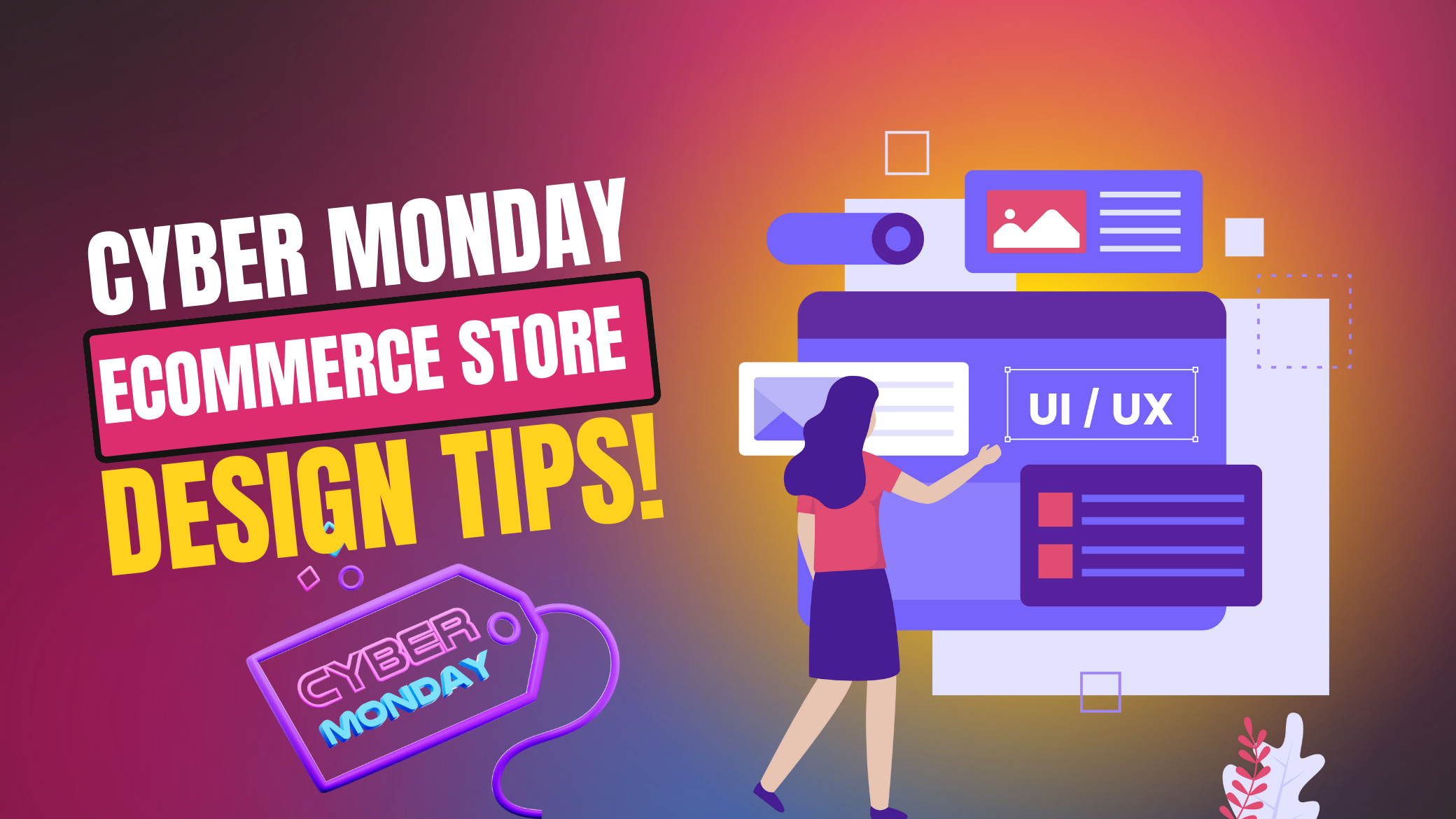 Design Tips For Cyber Monday Website Landing Page