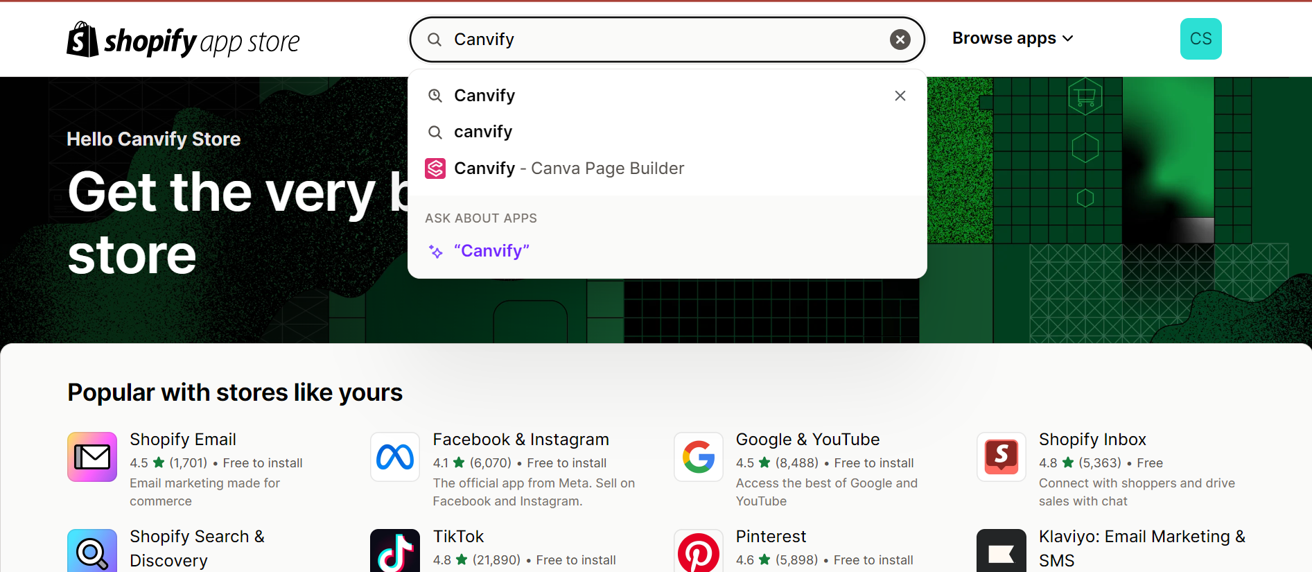 Canvify Shopify App