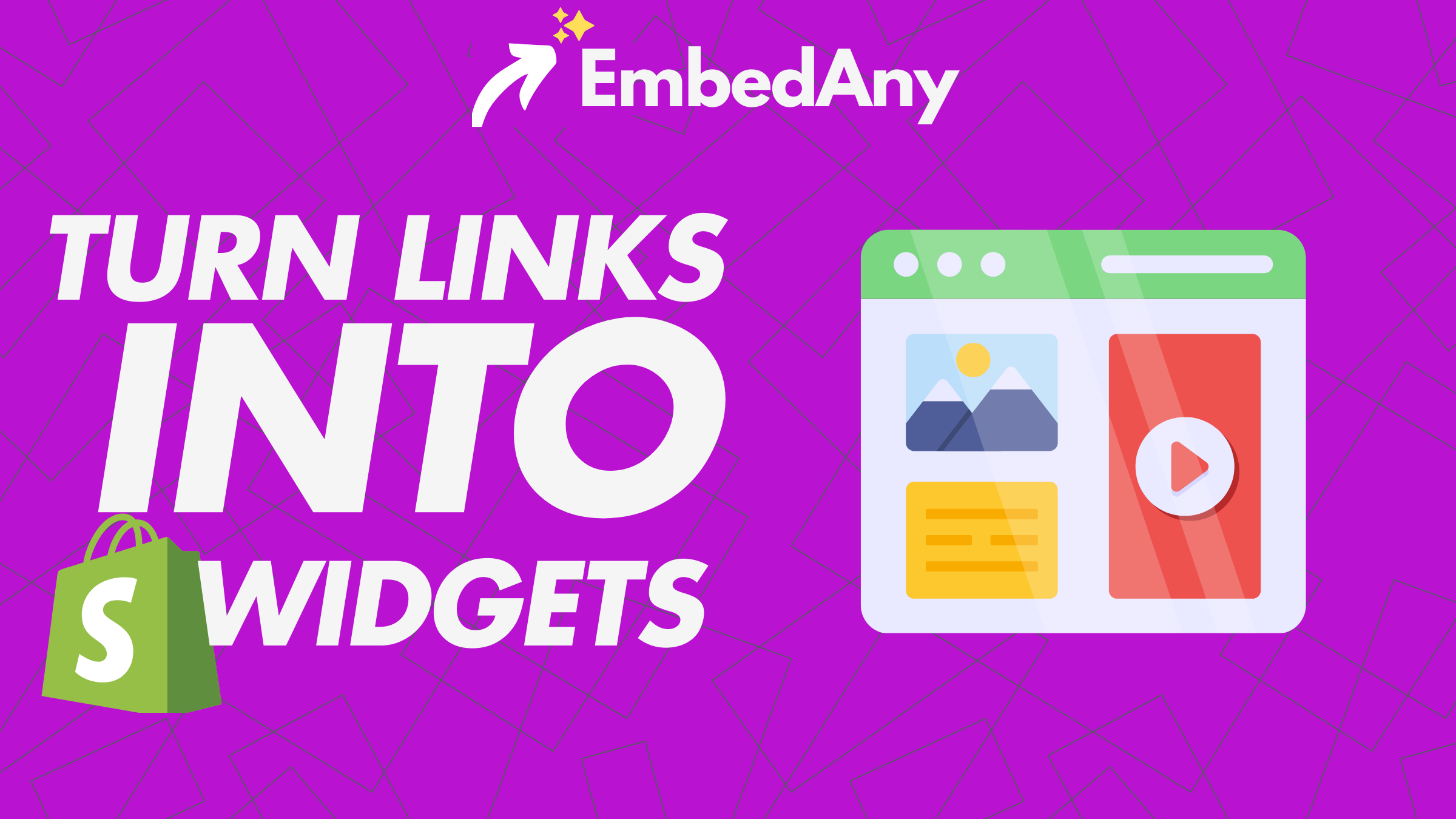 Turn Any Link Into Shopify Widget with EmbedAny App