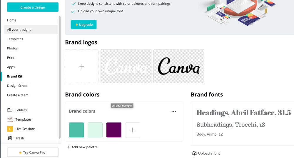 Canva brand assets