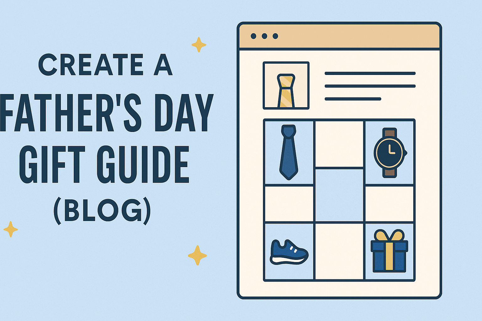 Create a Father’s Day Gift Guide