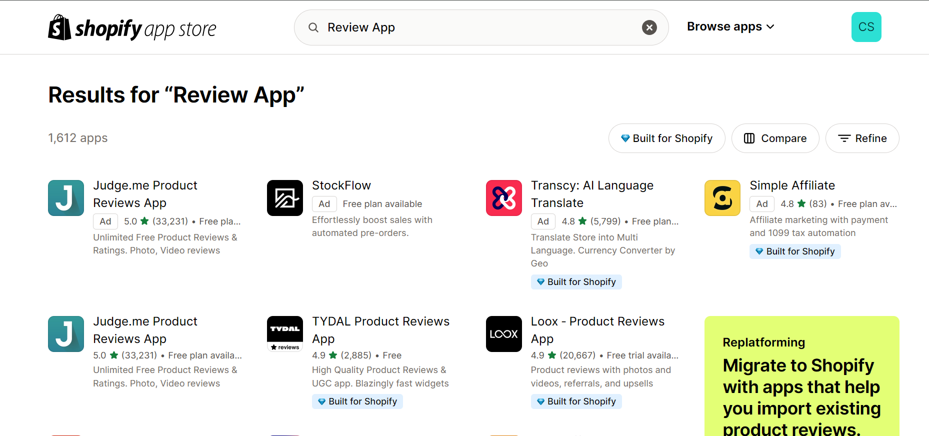 Shopify Review Apps