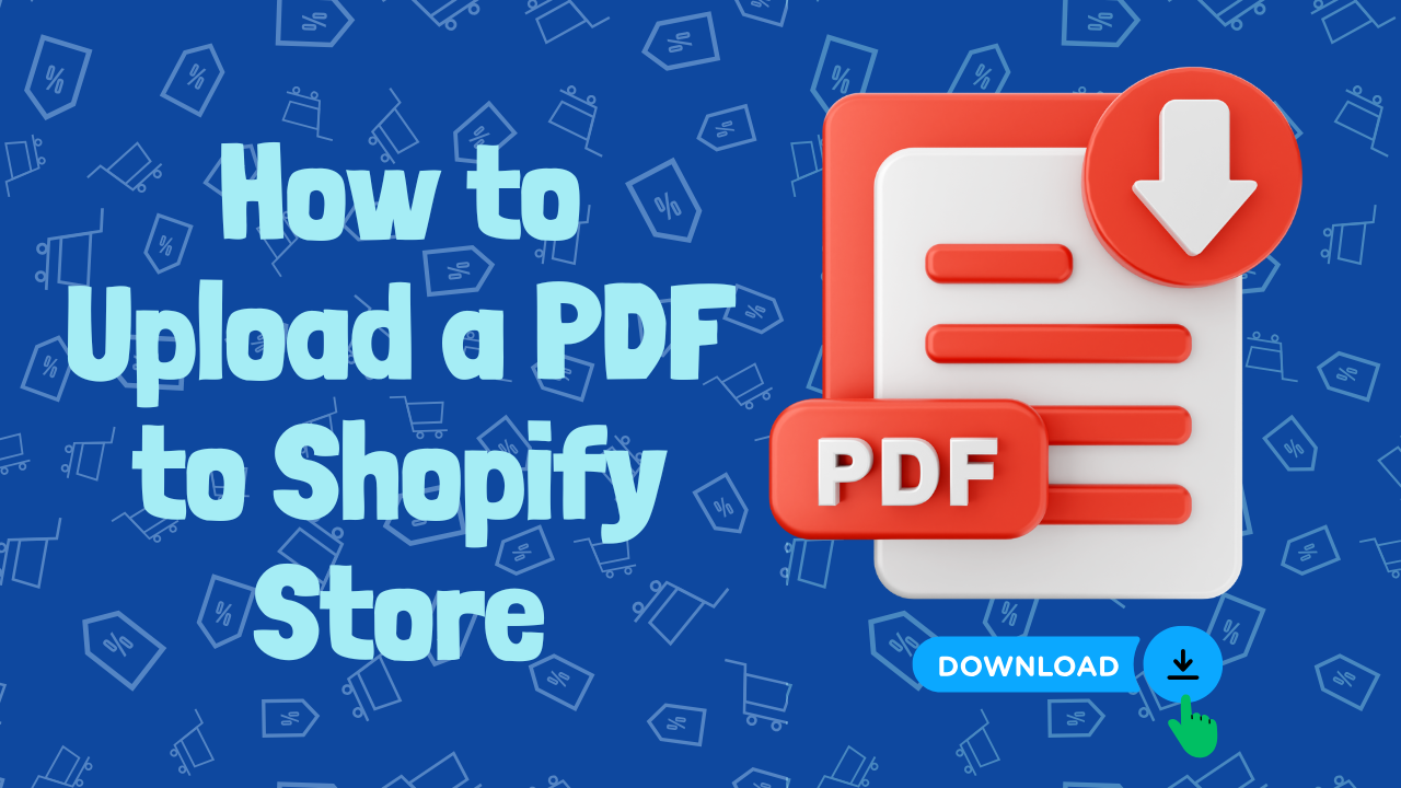 How To Upload PDF To Shopify Page | Upload & Display Downloadable PDF files on Shopify Product Pages